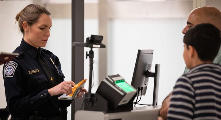 Biometrics at the US Border.